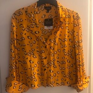 Topshop printed shirt blouse